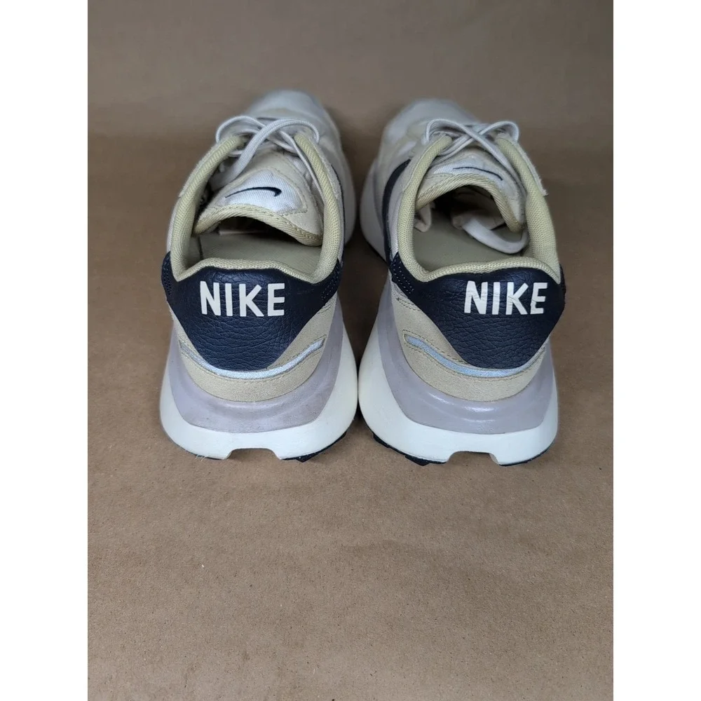 Nike Men's Size 8.5 Phoenix Waffle Light Orewood Brown Midnight‎ Navy FD2196-101